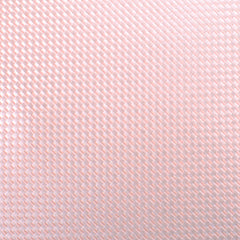 Pink Basket Weave Checkered Pocket Square Fabric