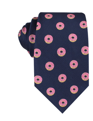 Pink Donuts Necktie