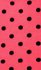 Pink Dot Socks Fabric