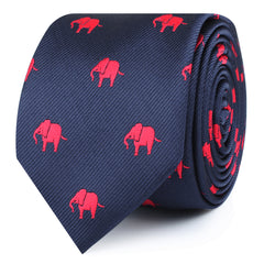 Pink Elephant Skinny Ties