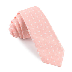 Pink Panther Polkadot Skinny Tie
