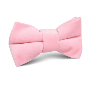 Pink Velvet Kids Bow Tie