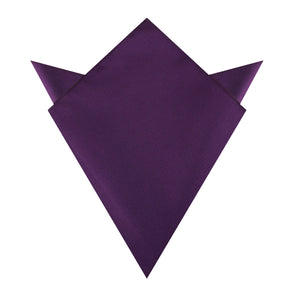Plum Purple Weave Pocket Square