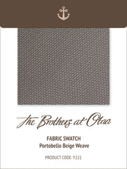 Portobello Beige Weave Y221 Fabric Swatch