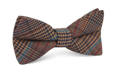 Prince of Wales Brown Bow Tie