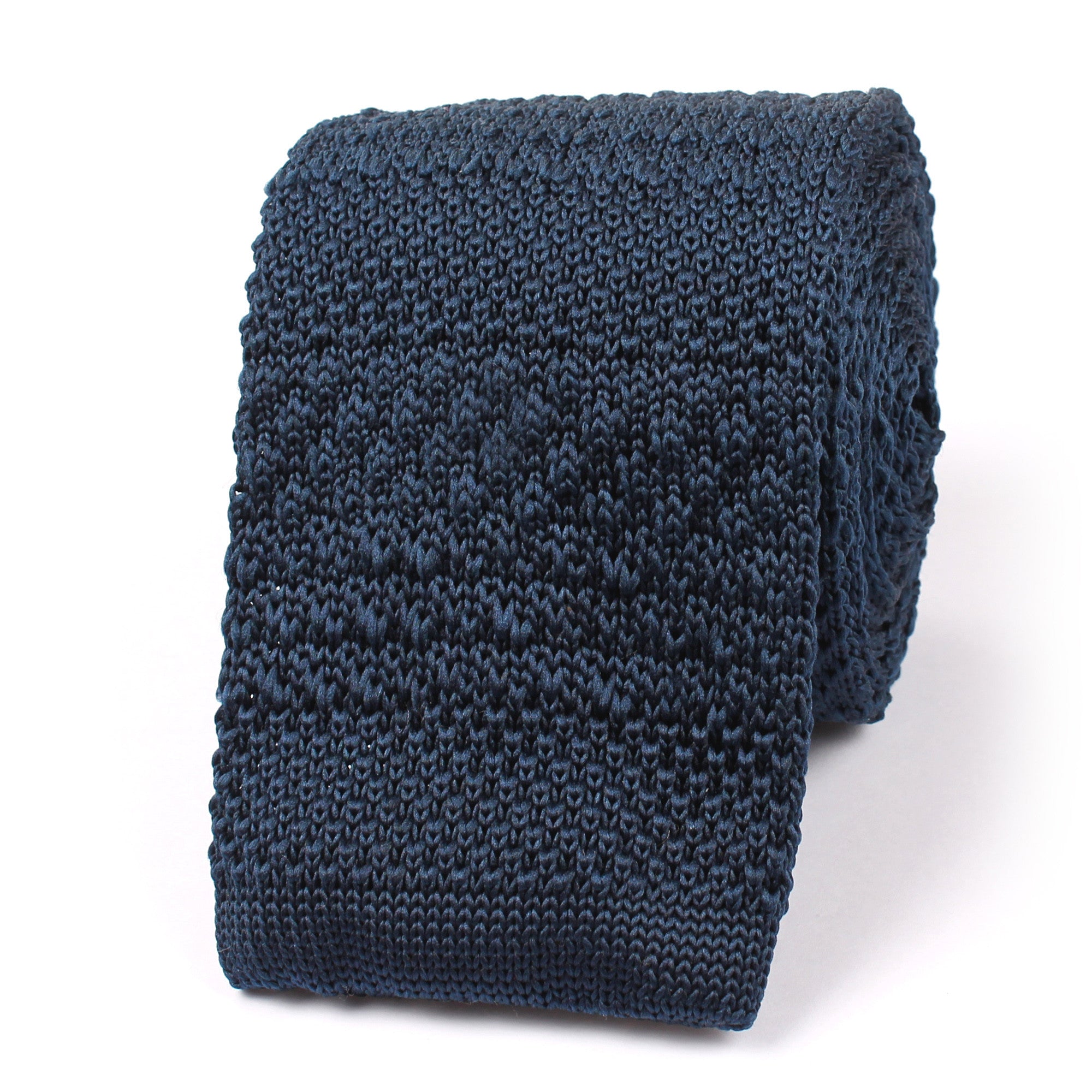 Prussian Navy Blue Knitted Tie