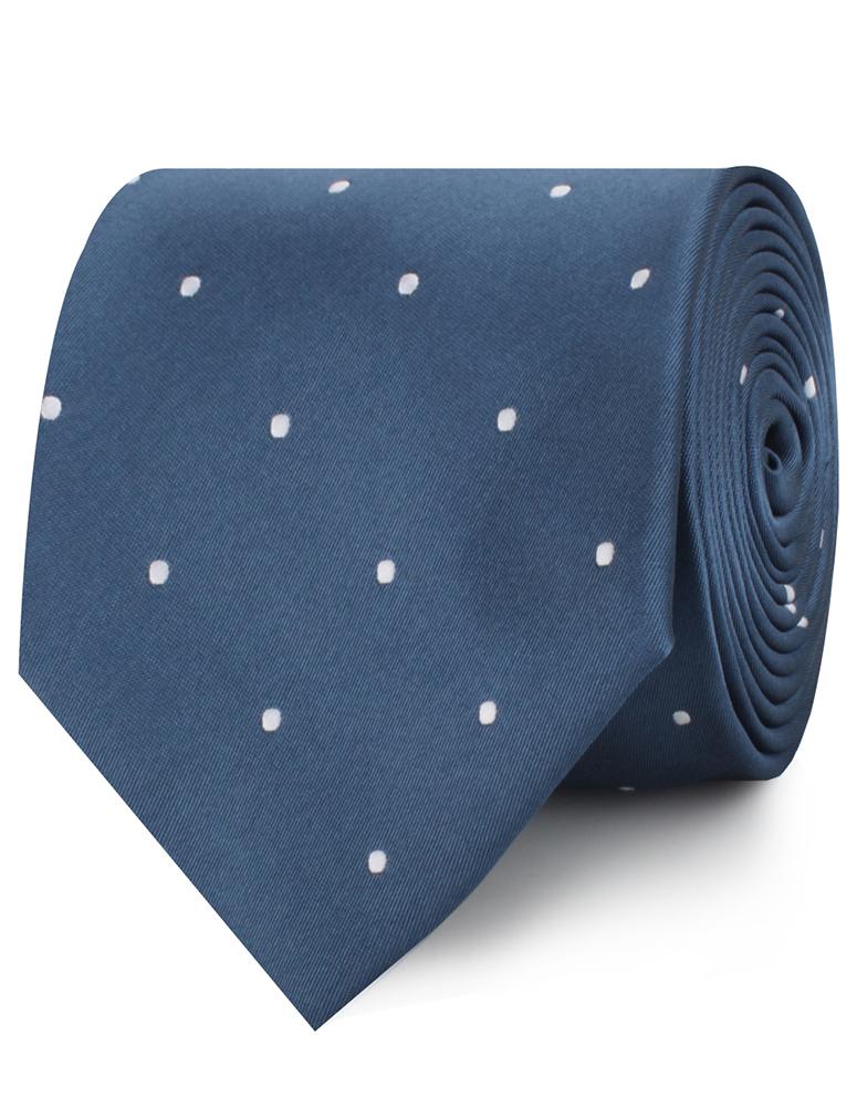 Prussian Polka Dots Neckties