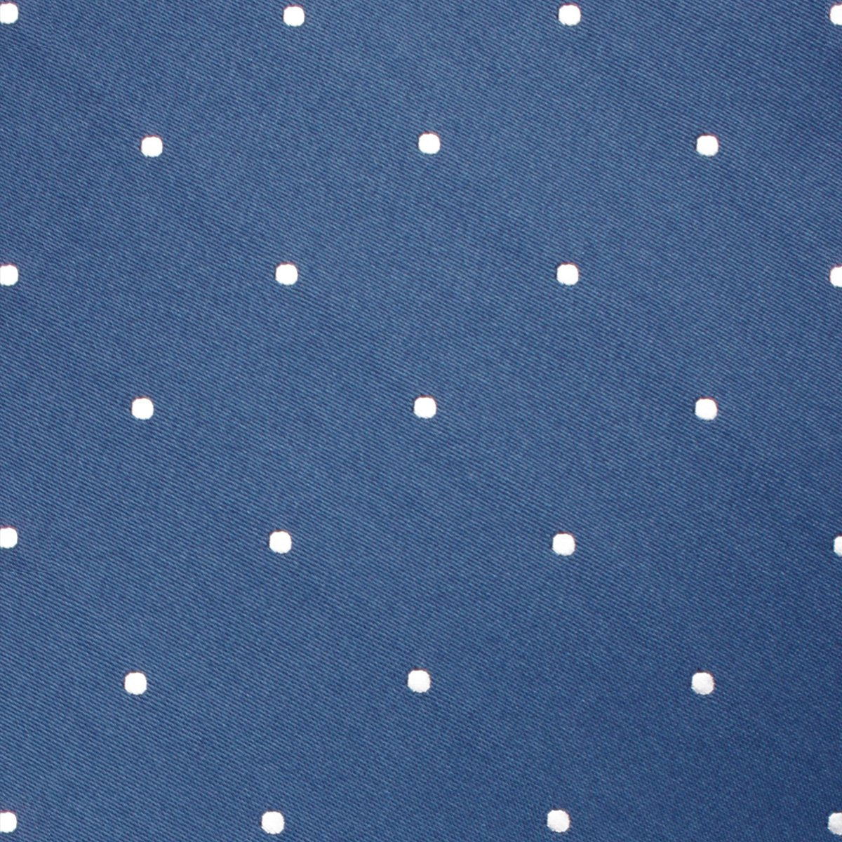 Prussian Polka Dots Skinny Tie Fabric