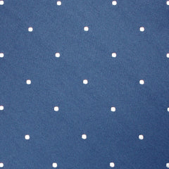 Prussian Polka Dots Skinny Tie Fabric
