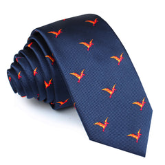 Pteranodon Dinosaur Skinny Tie
