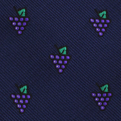 Purple Grapes Necktie Fabric