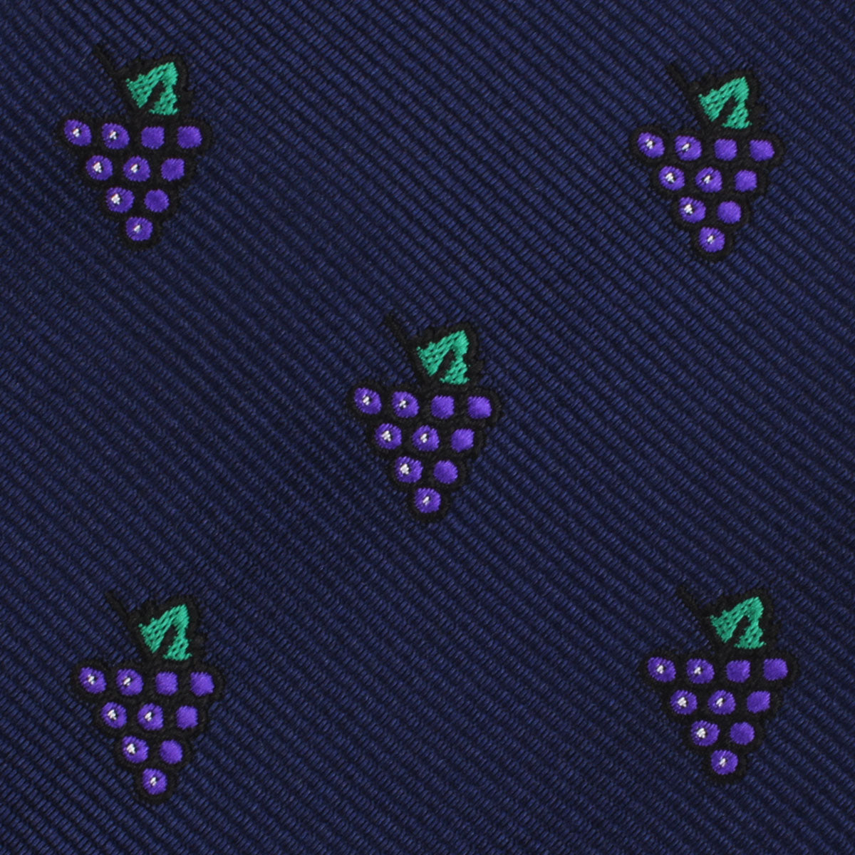 Purple Grapes Skinny Tie Fabric