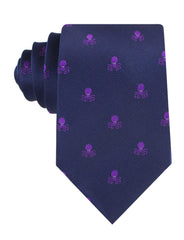 Purple Octopus Tie