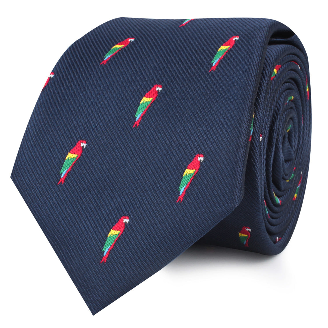 Rainbow Parrot Skinny Ties