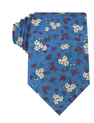 Ravenna Blue Floral Necktie