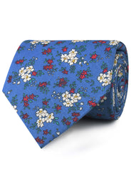 Ravenna Blue Floral Neckties