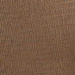 Raw Chocolate Linen Fabric Pocket Square