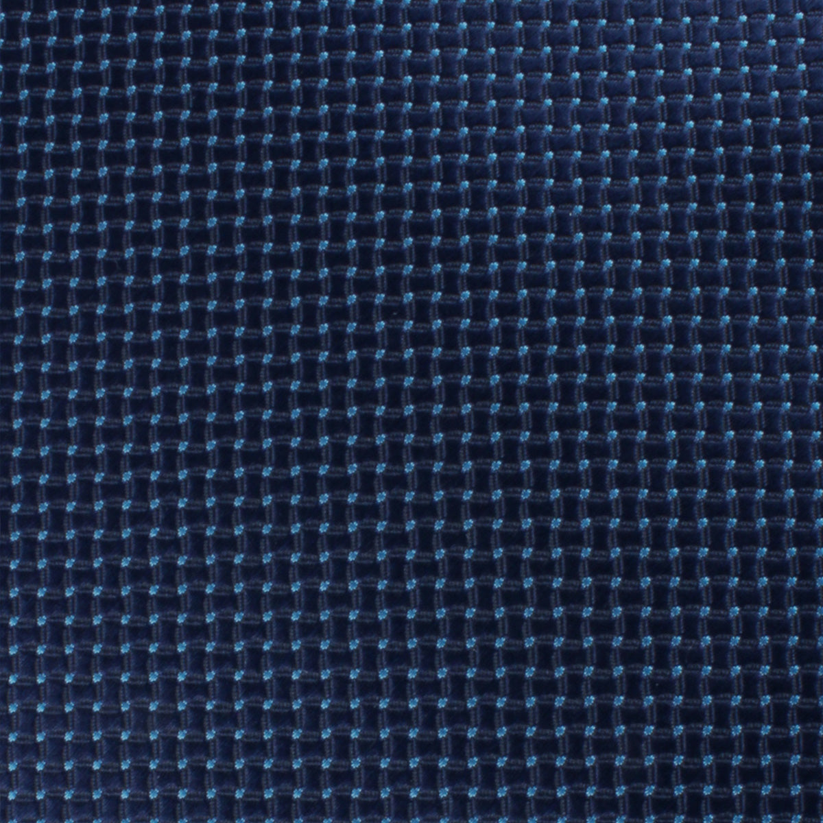 Kroc Blue Pin Dot Self Bow Tie Fabric