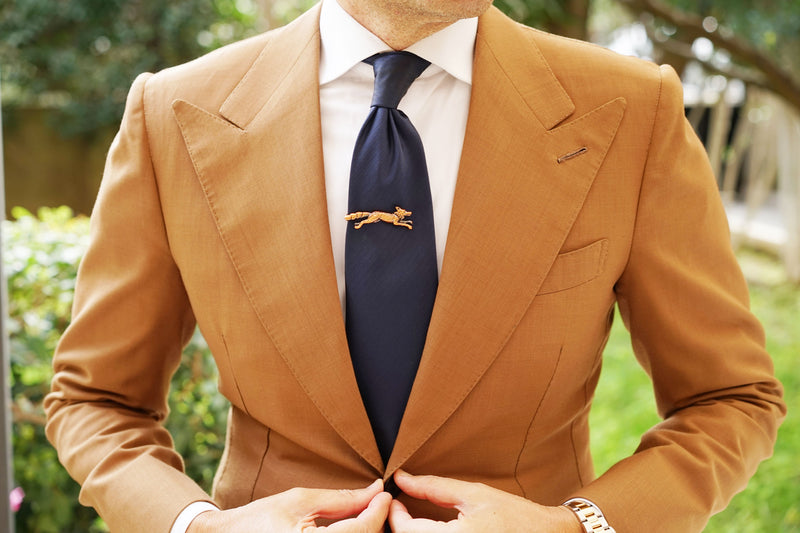 Red Fox Tie Bar | Vintage Copper Animal Tie Clip | Unique Necktie Pin ...