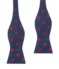Red Pixel Monster Self Bow Tie
