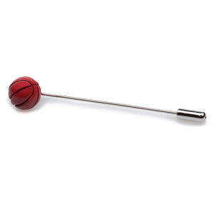 Red Basketball Lapel Pin