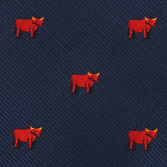 Red Bull Bow Tie Fabric