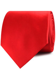 Red Cherry Satin Neckties