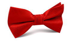 Red Cherry Twill Bow Tie
