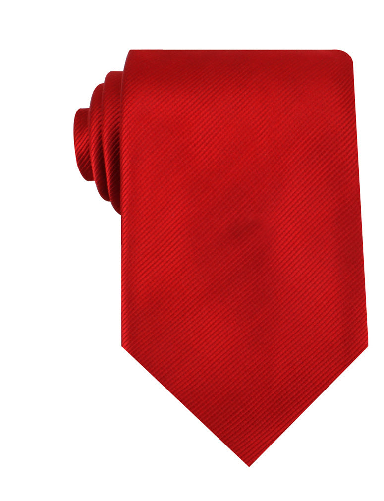 Red Cherry Twill Necktie