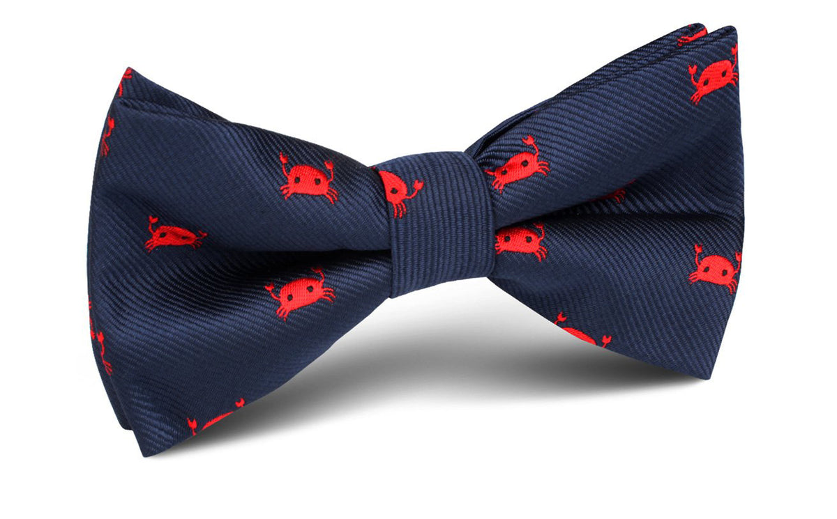 Red Crab Bow Tie | Nautical Animal Bowtie | Men's Pre-Tied Bow Ties AU ...