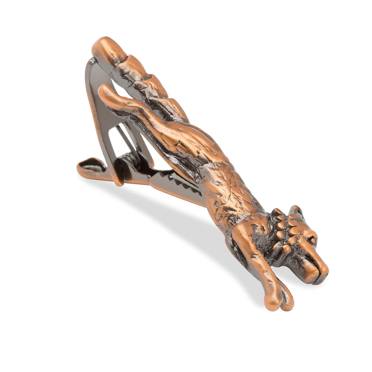 Running Rabbit Tie Bar Red Fox Tie Bar | Vintage Copper Animal Tie Clip | Unique Necktie Pin ...