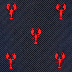 Red Lobster Necktie Fabric