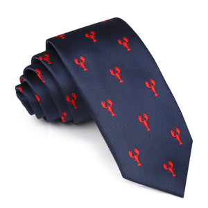 Red Lobster Skinny Tie