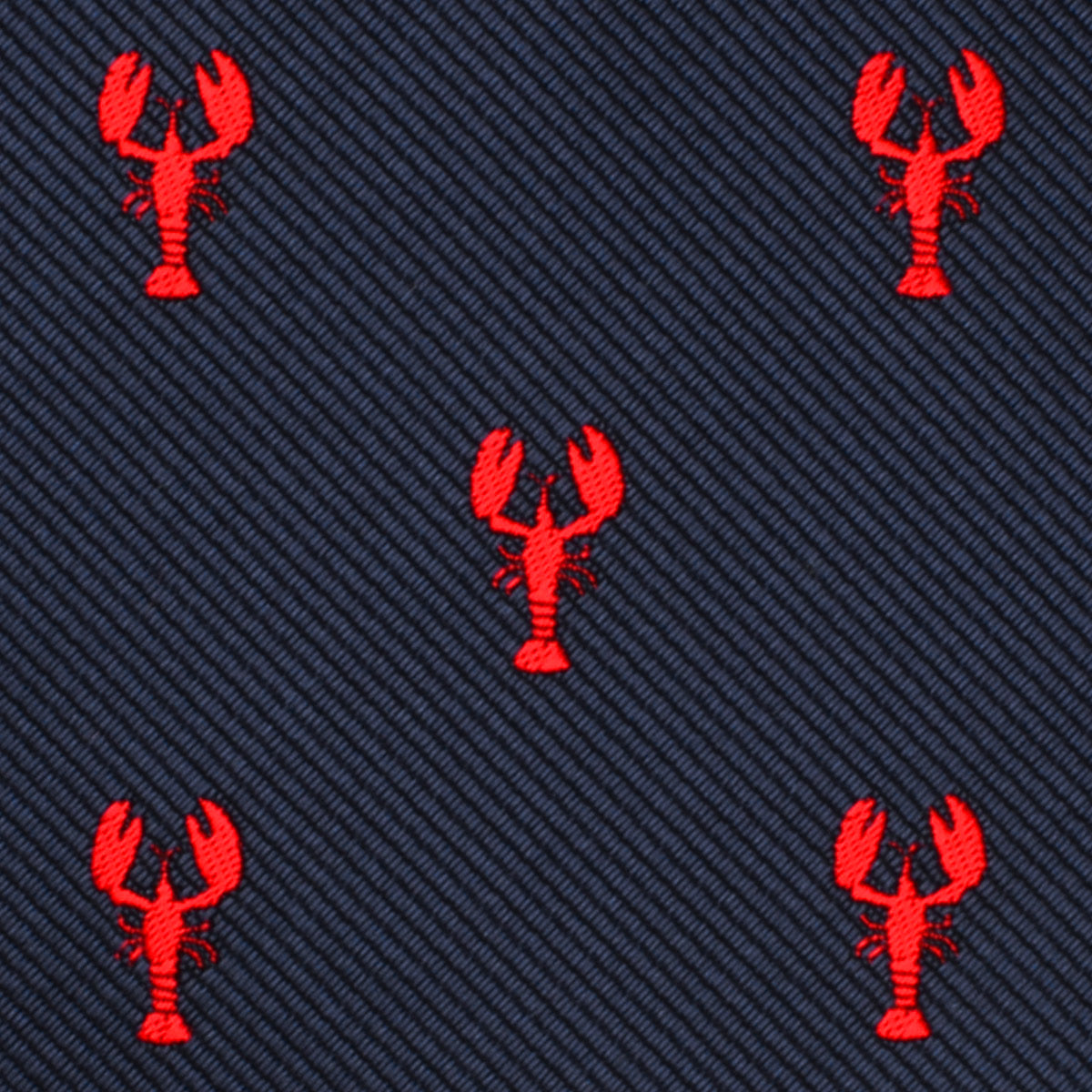 Red Lobster Skinny Tie Fabric