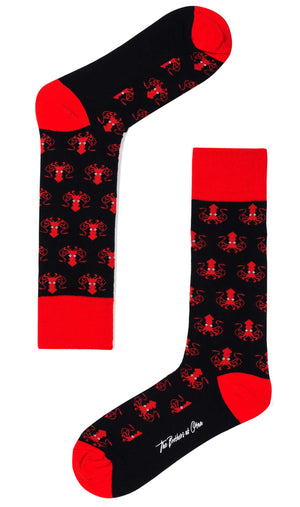 Red Squid Socks