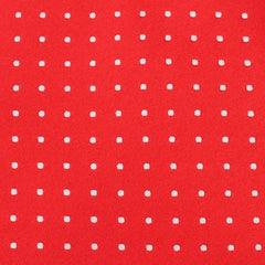 Red with White Polka Dots Fabric Bow Tie X441