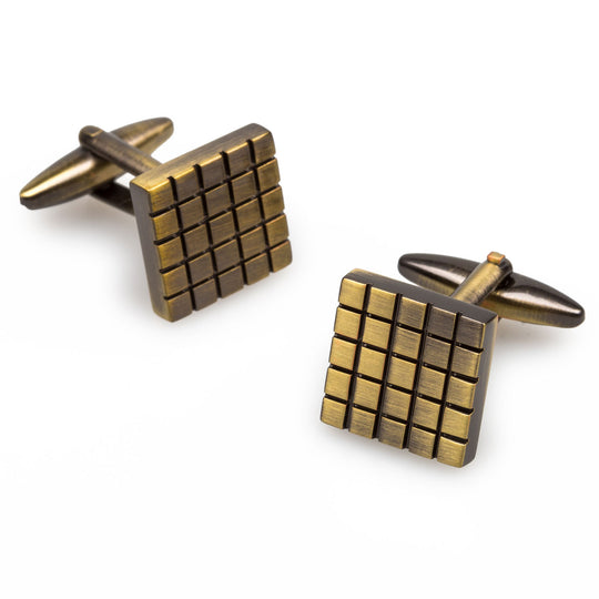 Kiel Antique Brass Cufflinks