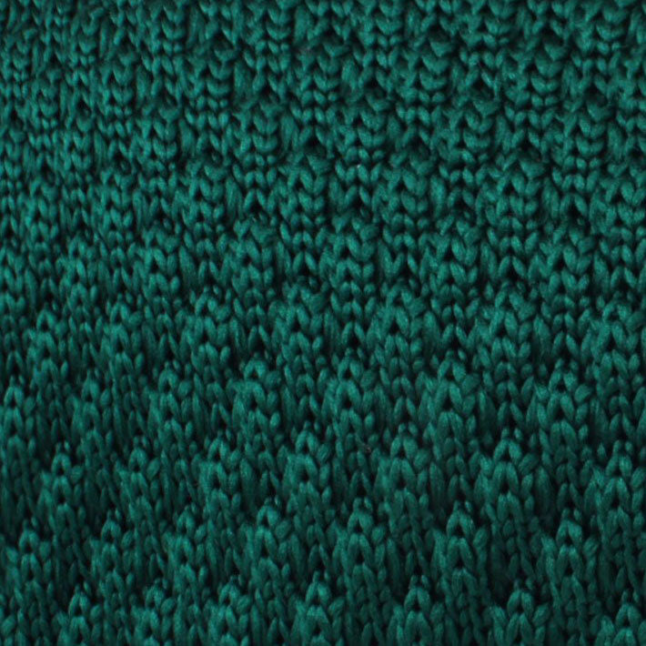 Rio Green Knitted Tie Fabric