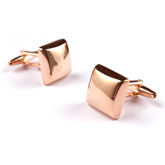 Rose Gold Square Cufflinks