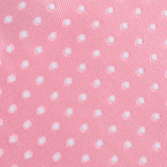 Rose Pink Mini Polka Dots Necktie Fabric