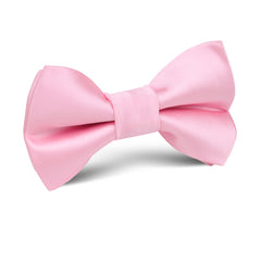 Rose Pink Satin Kids Bow Tie