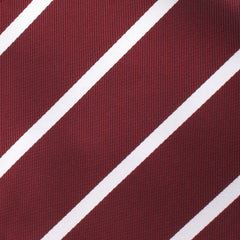 Royal Burgundy Striped Bow Tie Fabric