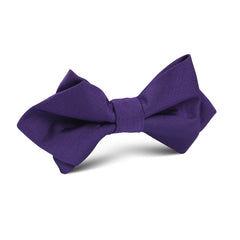 Royal Purple Diamond Bow Tie