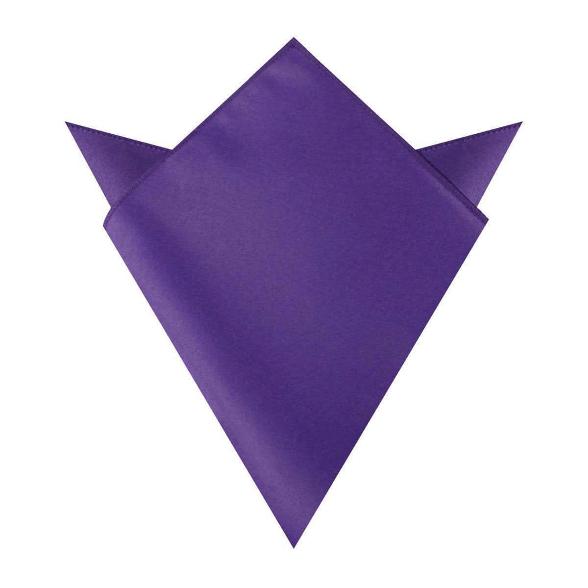 Royal Violet Purple Satin Pocket Square