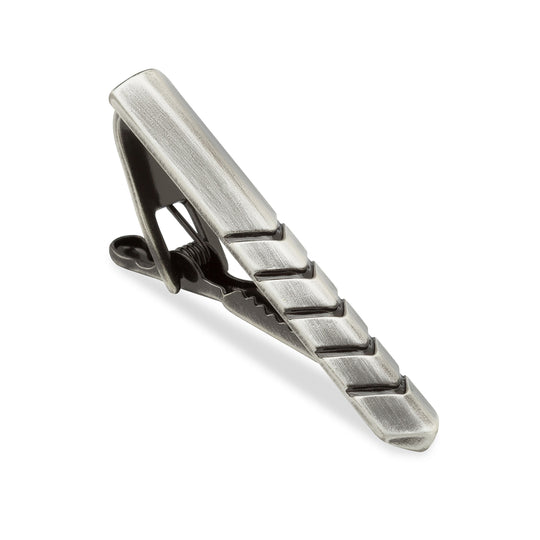 Bufalino Antique Silver Tie Bar