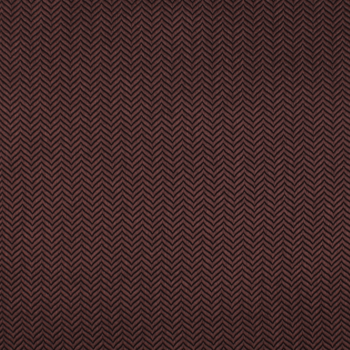 Russet Brown Herringbone Pocket Square Fabric