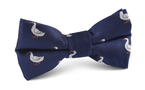 Russian White Goose Bow Tie