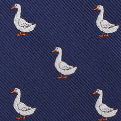 Russian White Goose Fabric Kids Bowtie