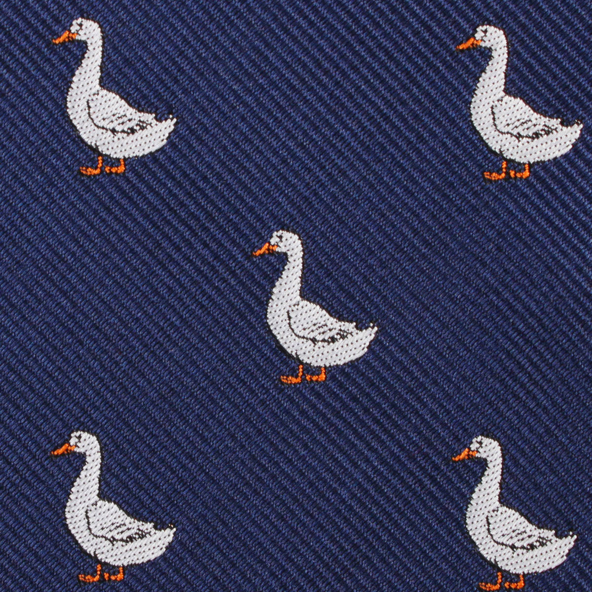 Russian White Goose Fabric Self Bowtie