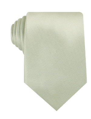 Sage Green Basket Weave Necktie